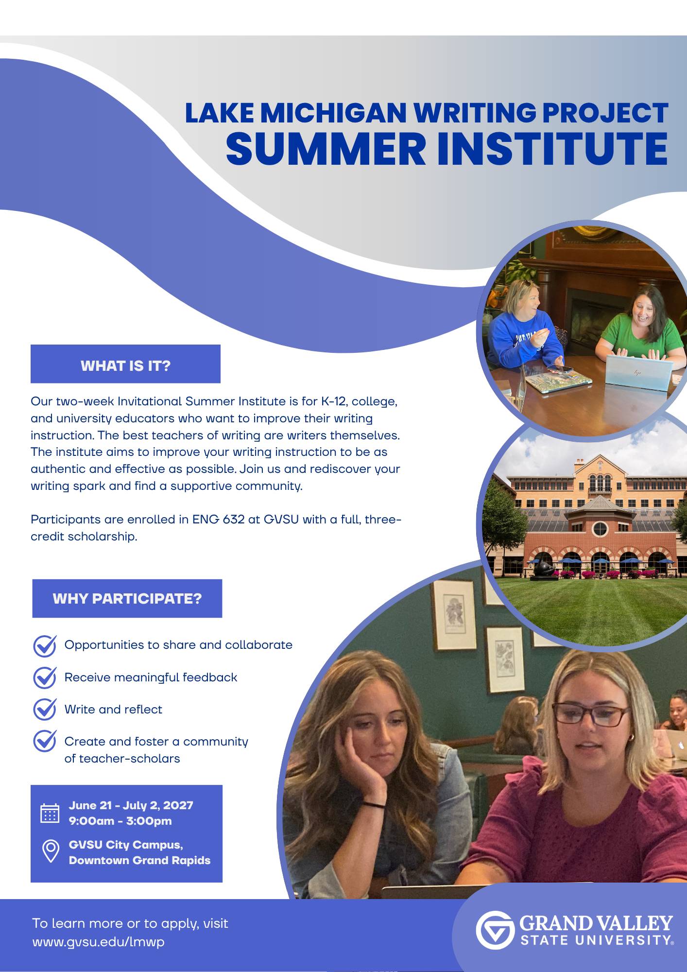 2027 Summer Institute Flyer
